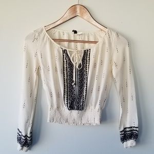  H&M / Divided: Cream patterned top – 2